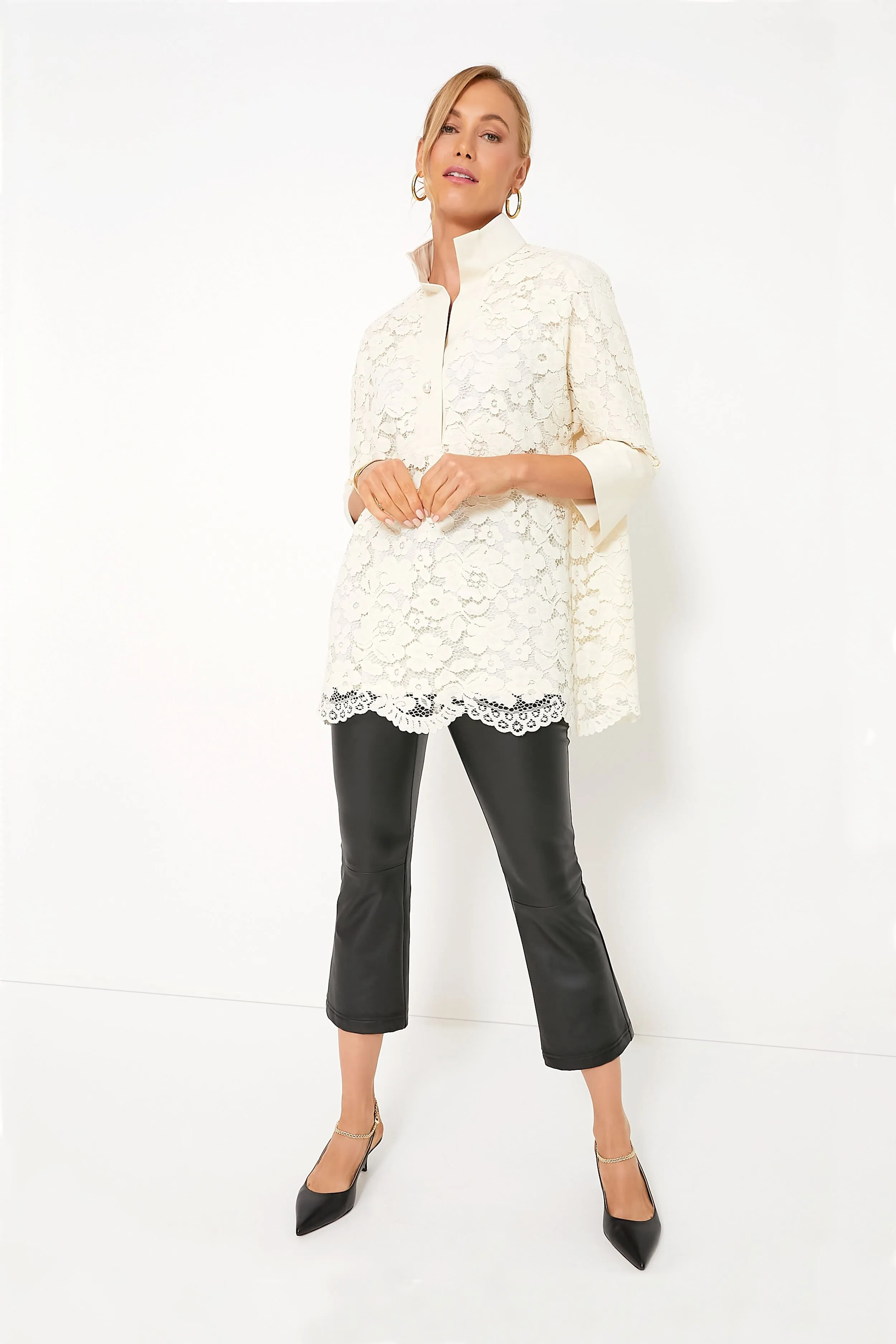 Ivory Lace Willow Blouse