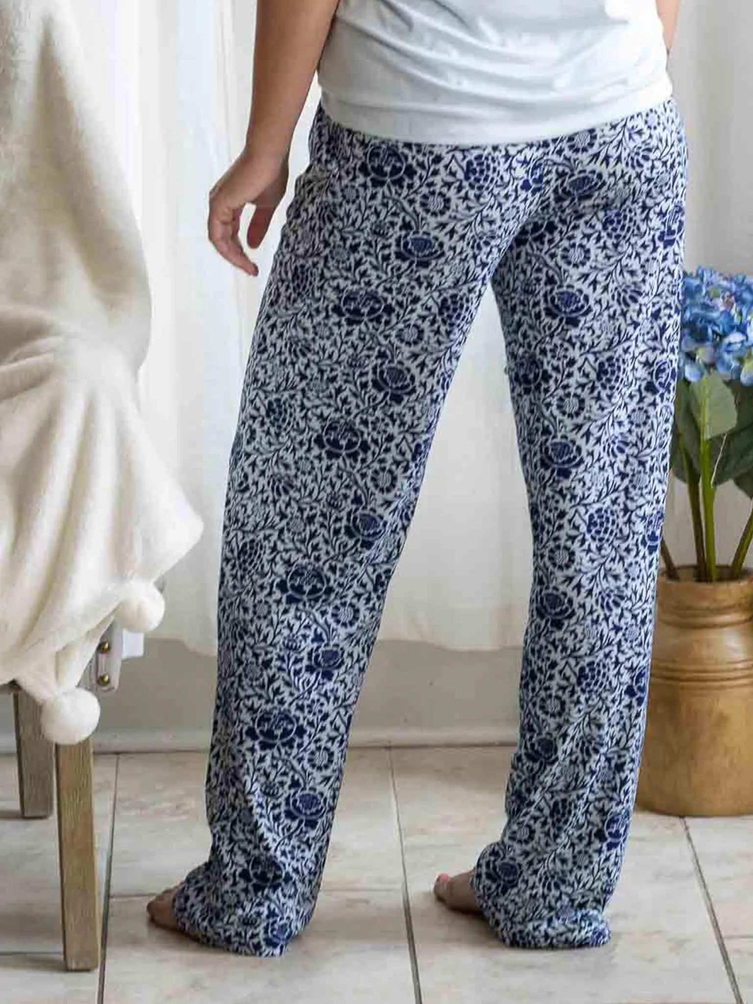 Kaolin Ice Blue Sleep Pants