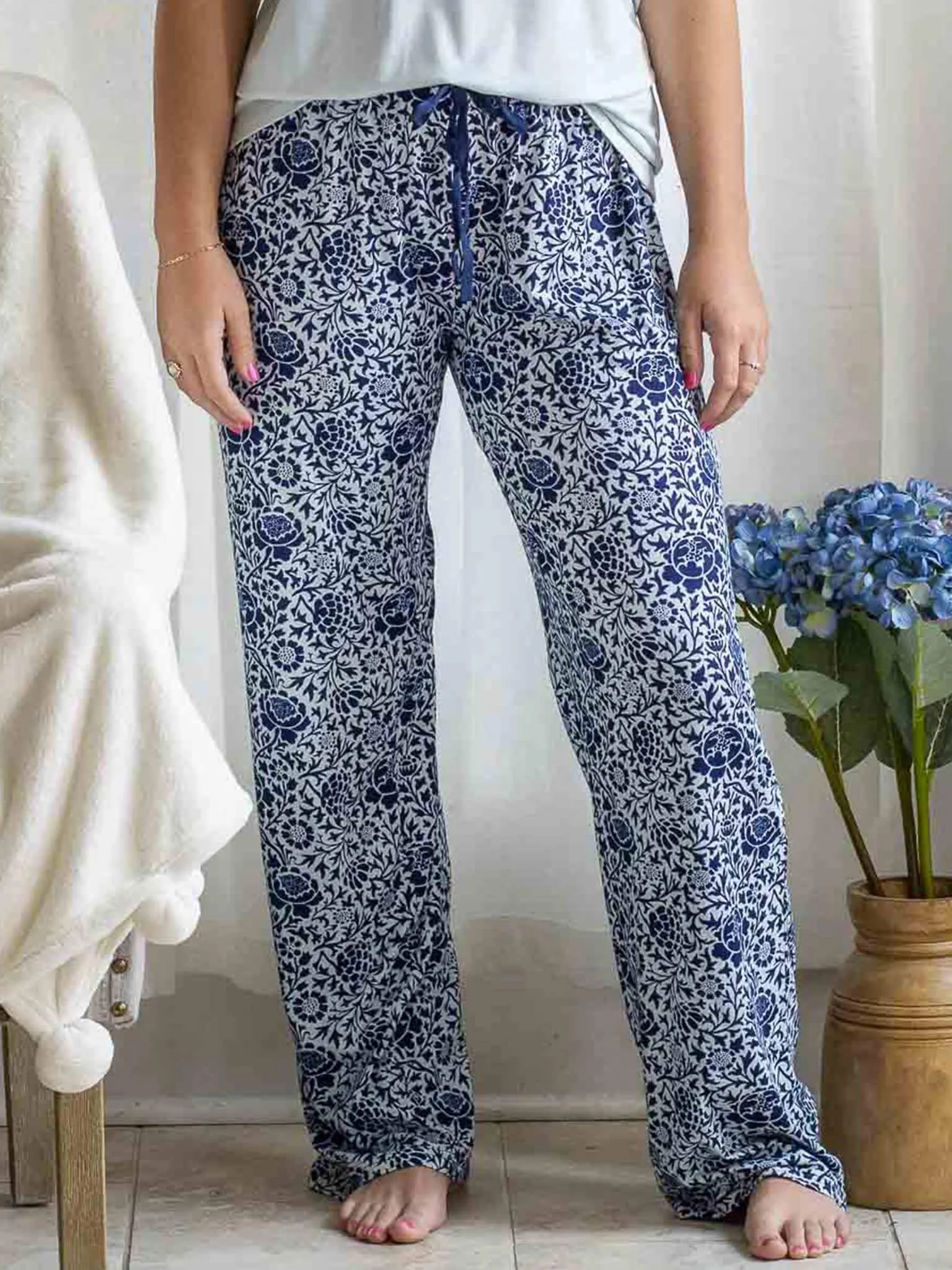 Kaolin Ice Blue Sleep Pants