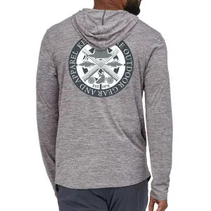 Kevin's Men's Patagonia Long Sleeve Quad-Crossed Rods Cool Hoodie