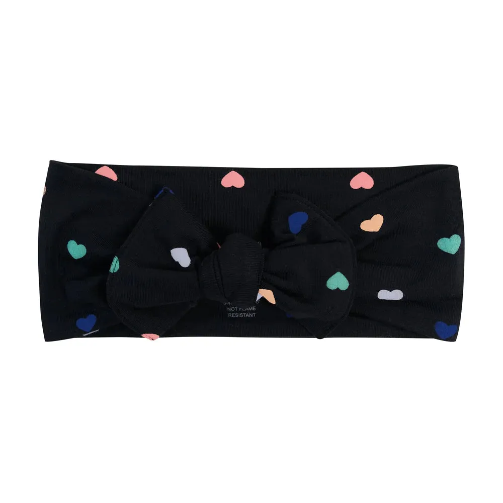 Kyte Baby Bow - Midnight Rainbow Heart