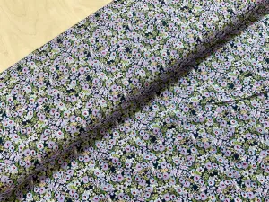 Lilac Floral Cotton Lawn