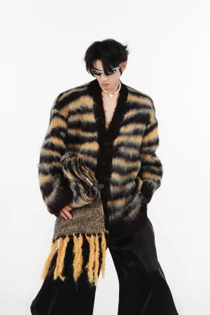 Luxe Mohair Knit Cardigan
