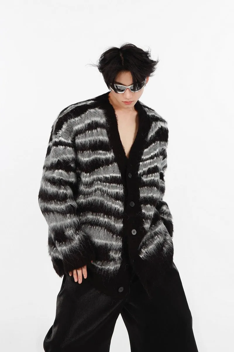 Luxe Mohair Knit Cardigan