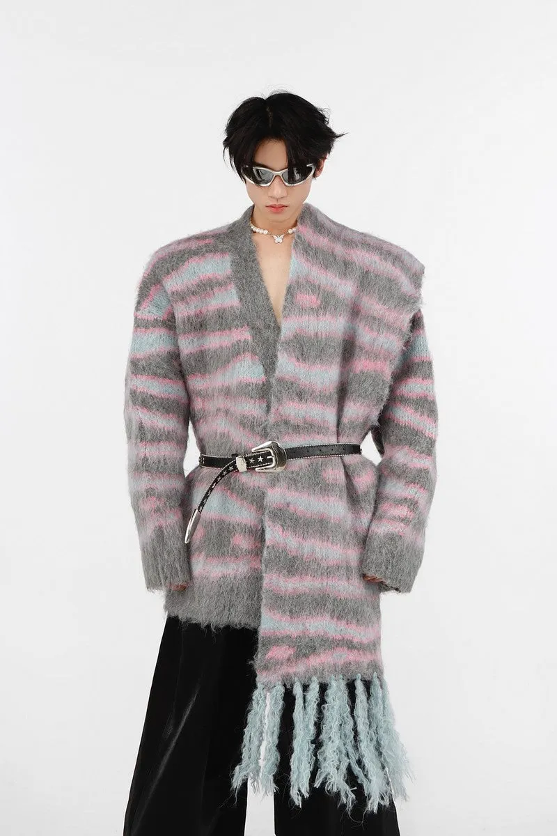 Luxe Mohair Knit Cardigan
