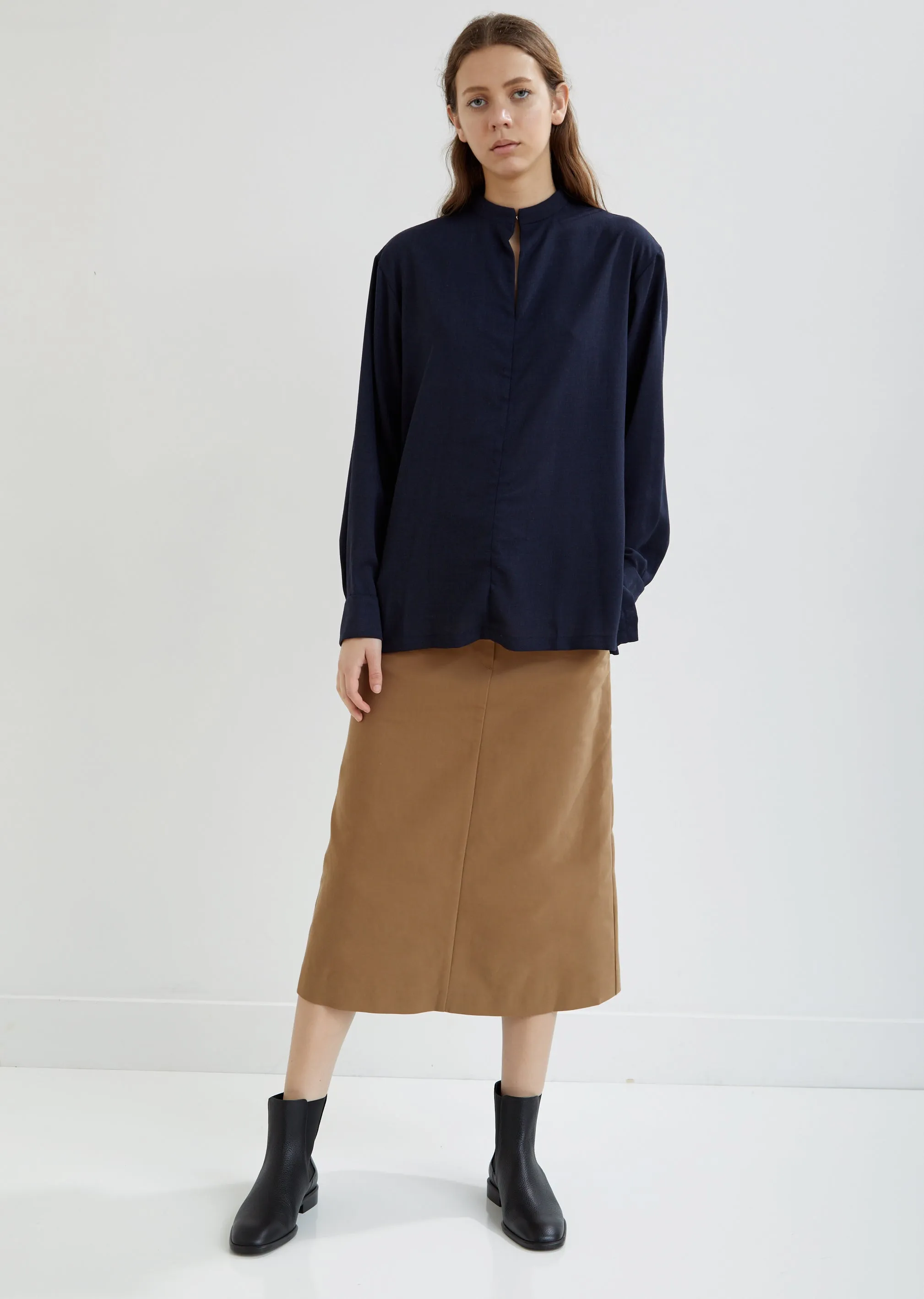 New Essential Wool Blouse