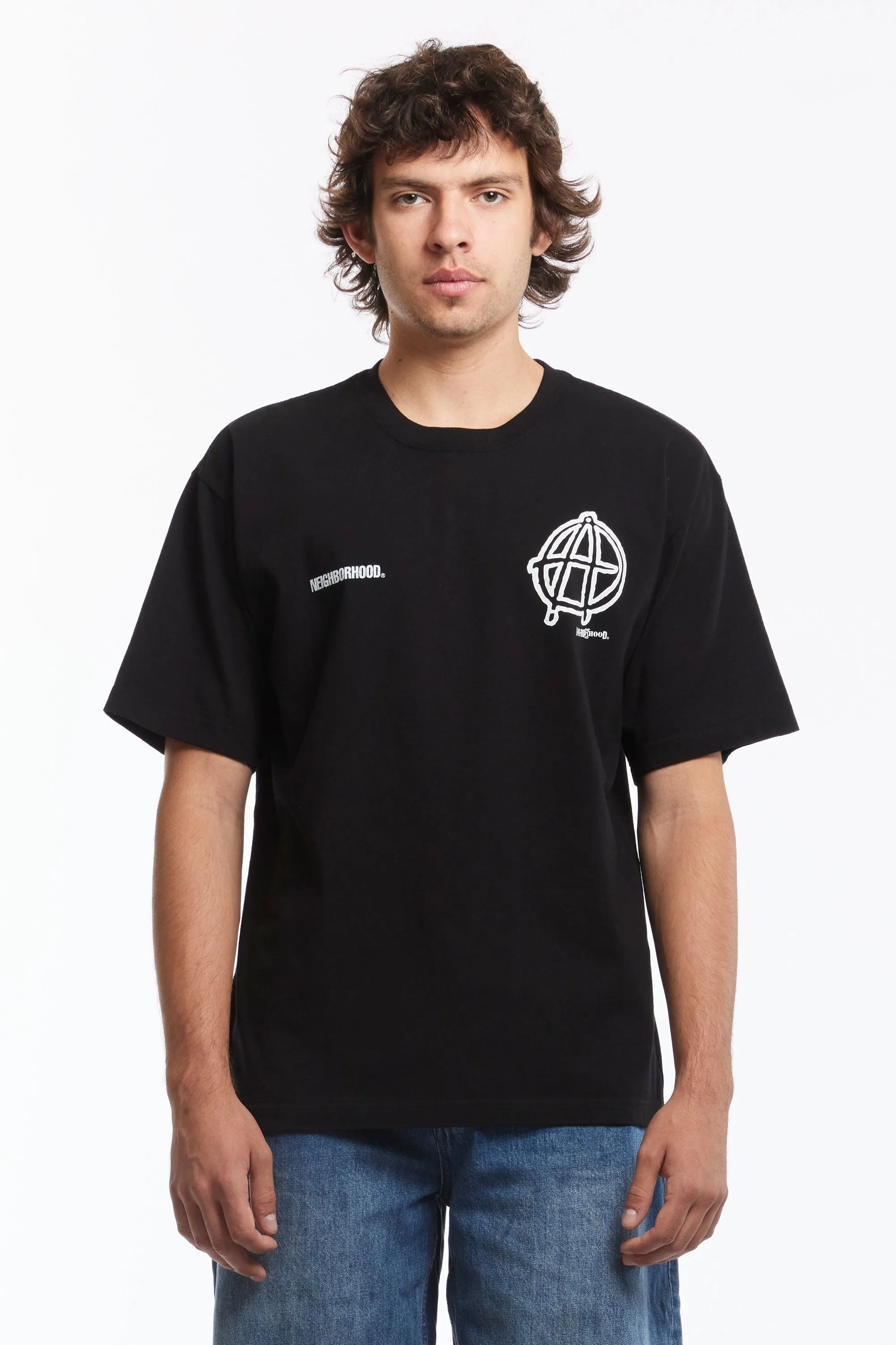 NH X ANARCHIC ADJUSTMENT . TEE SS-1 BLACK