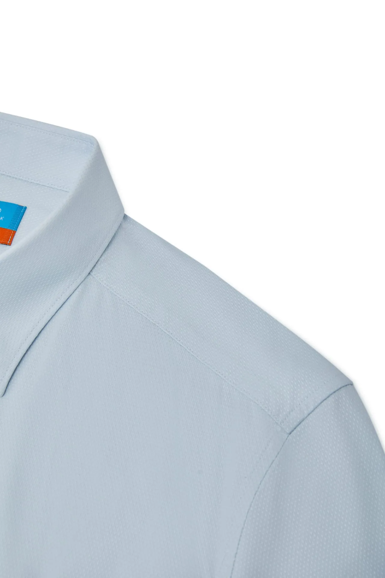 Non-Iron Easy Care Smart Fit Dot Texture Short Sleeve Shirt