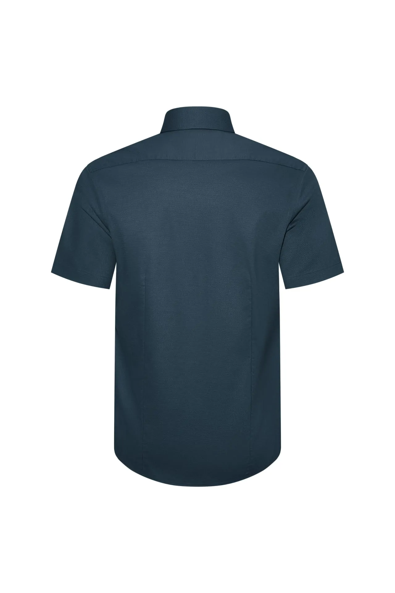 Non-Iron Easy Care Smart Fit Dot Texture Short Sleeve Shirt