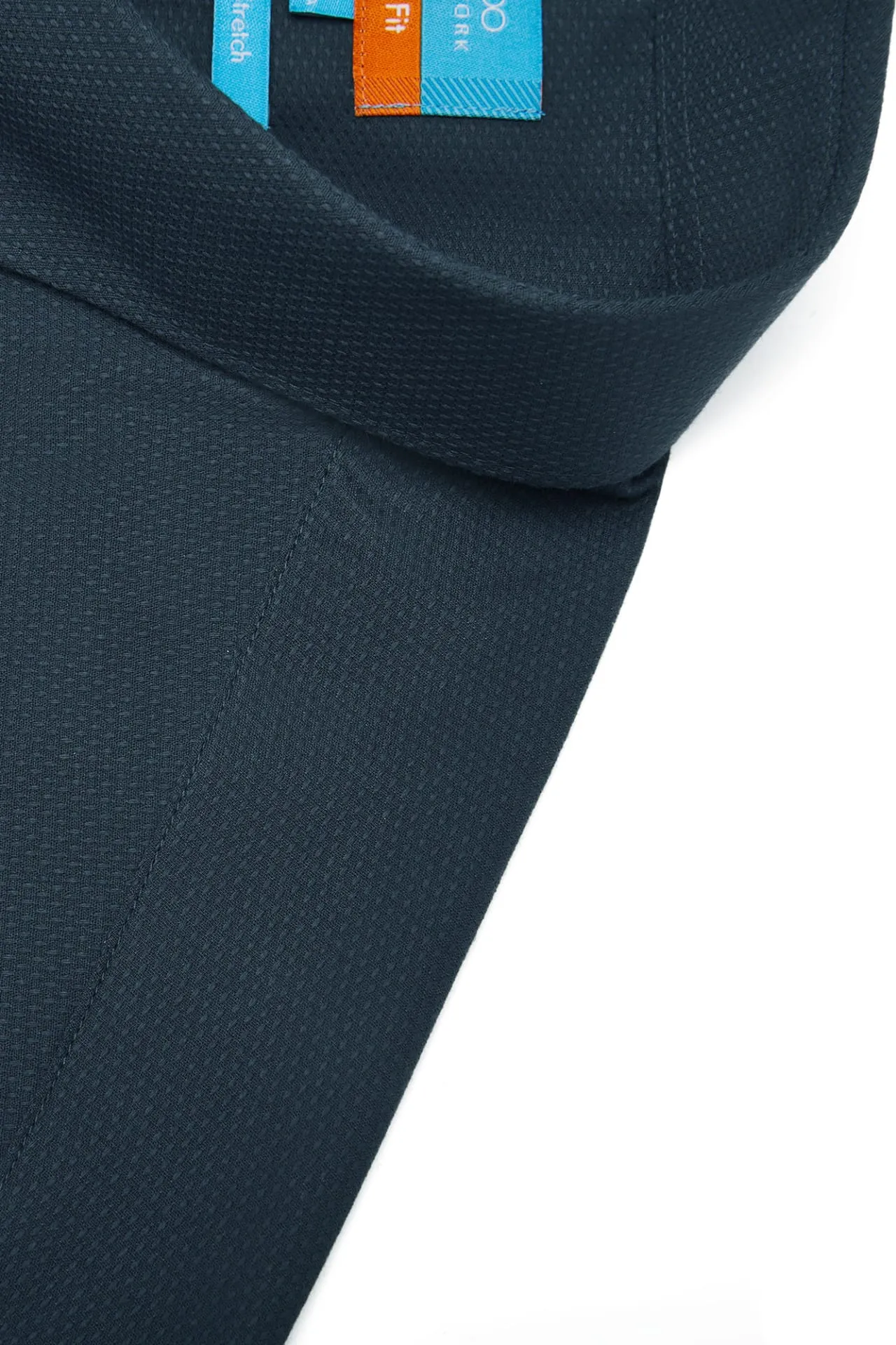Non-Iron Easy Care Smart Fit Dot Texture Short Sleeve Shirt