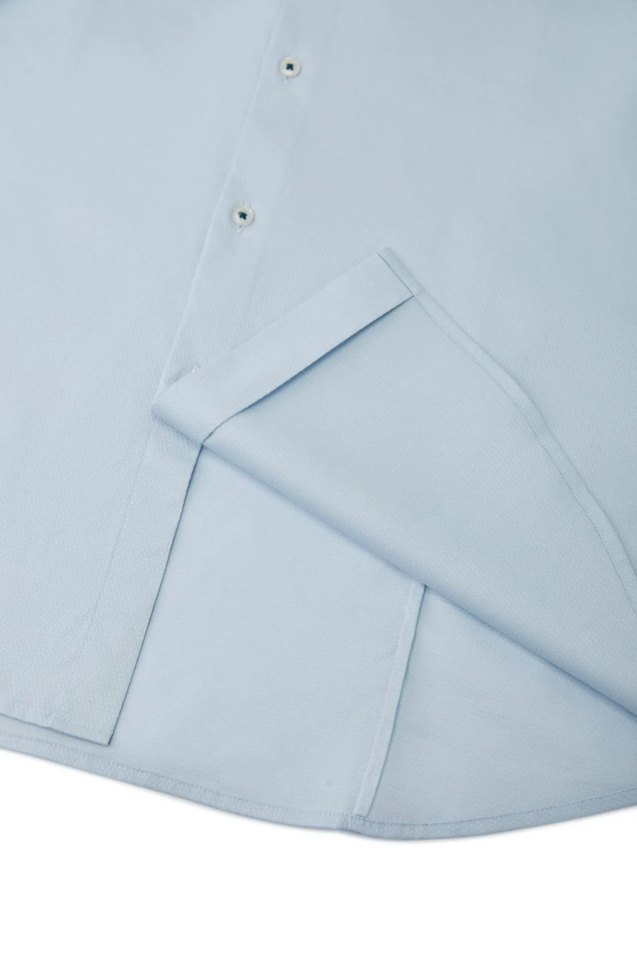 Non-Iron Easy Care Smart Fit Dot Texture Short Sleeve Shirt