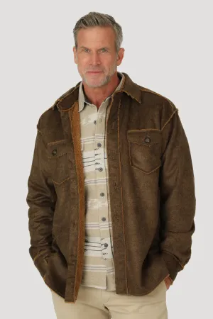 Pebble Sueded Soho Jacket - Vintage Brown