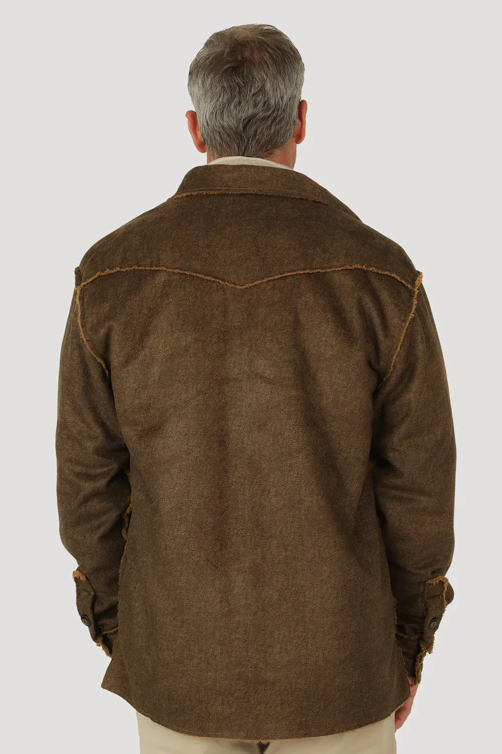 Pebble Sueded Soho Jacket - Vintage Brown