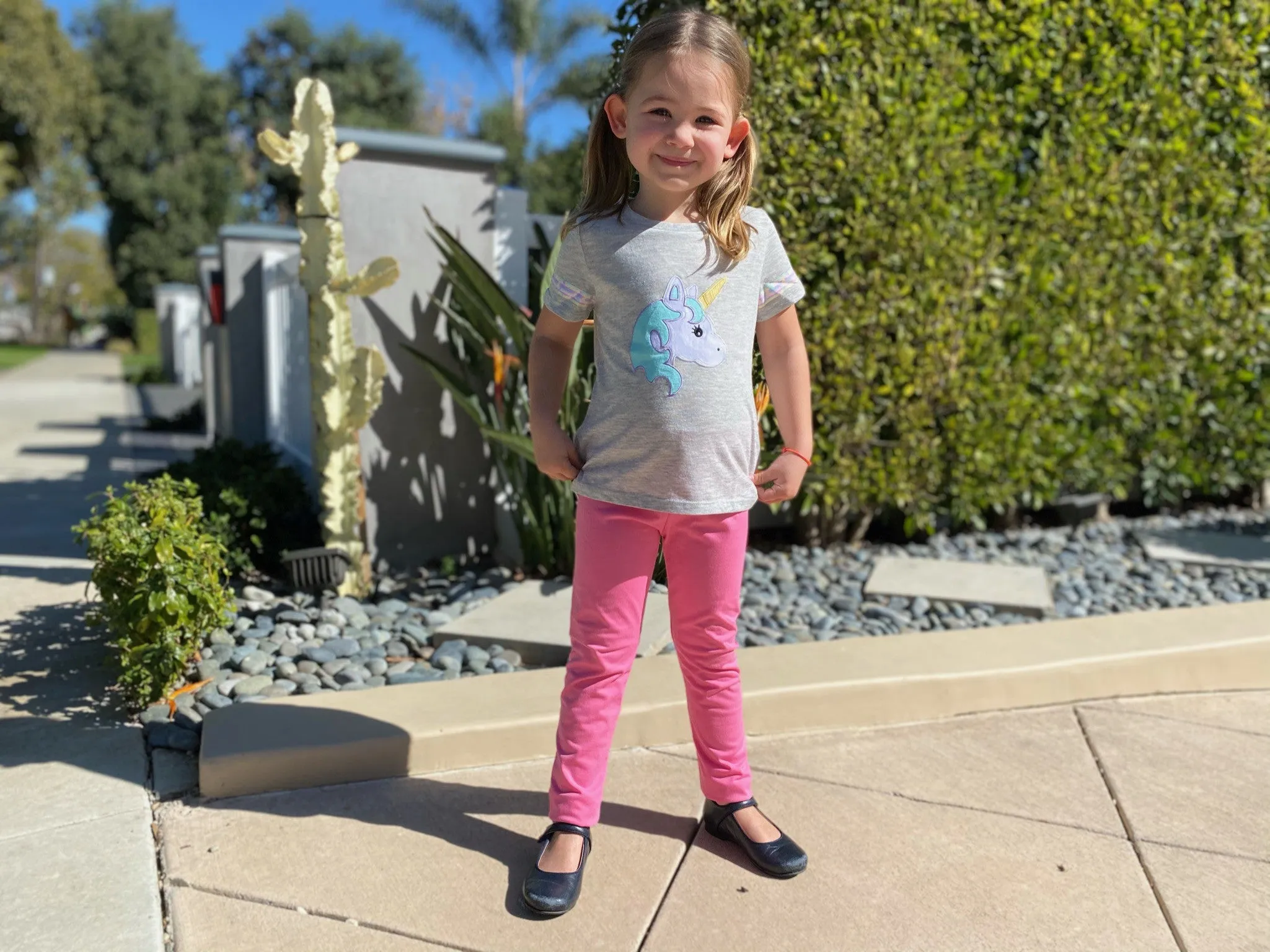 Pink Cotton Legging