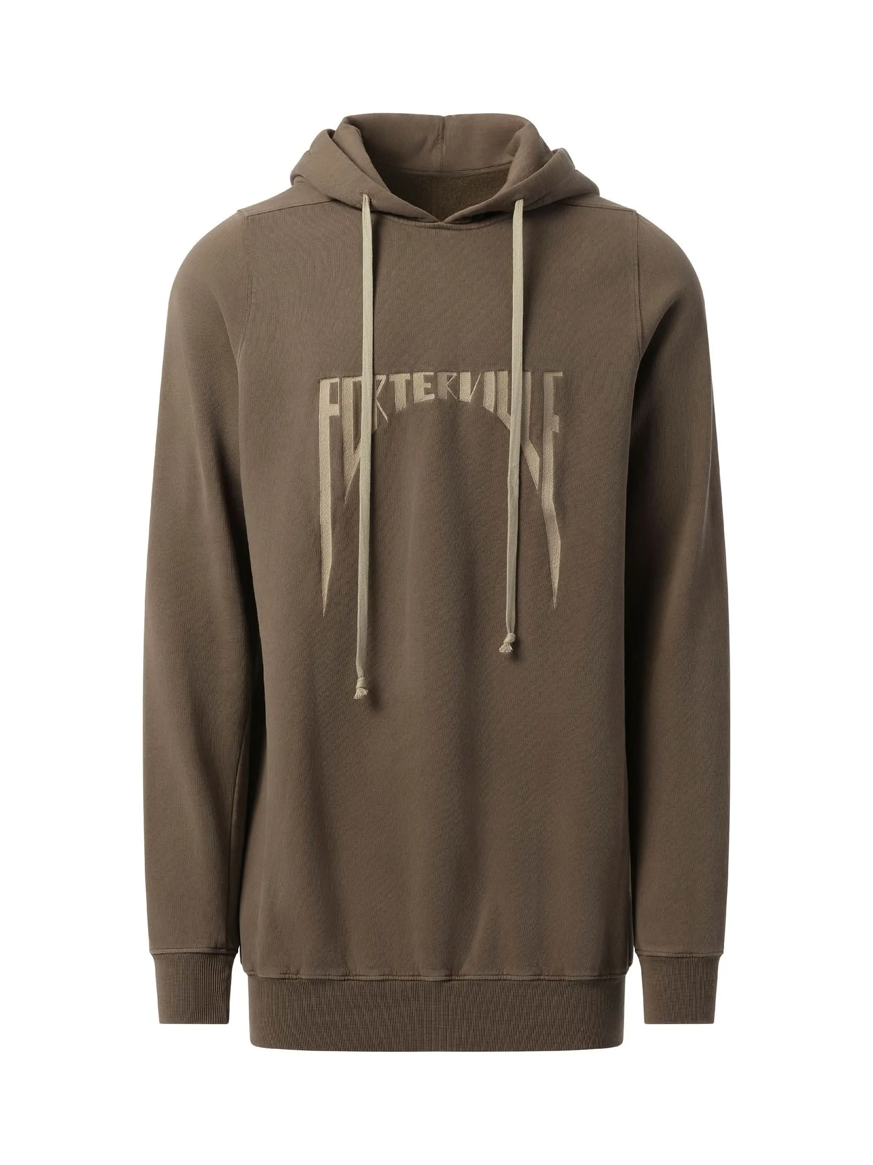Porterville Embroidered Hoodie in Dust/Pearl