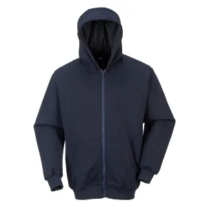 Portwest FR Zip Front Hooded Sweatshirt