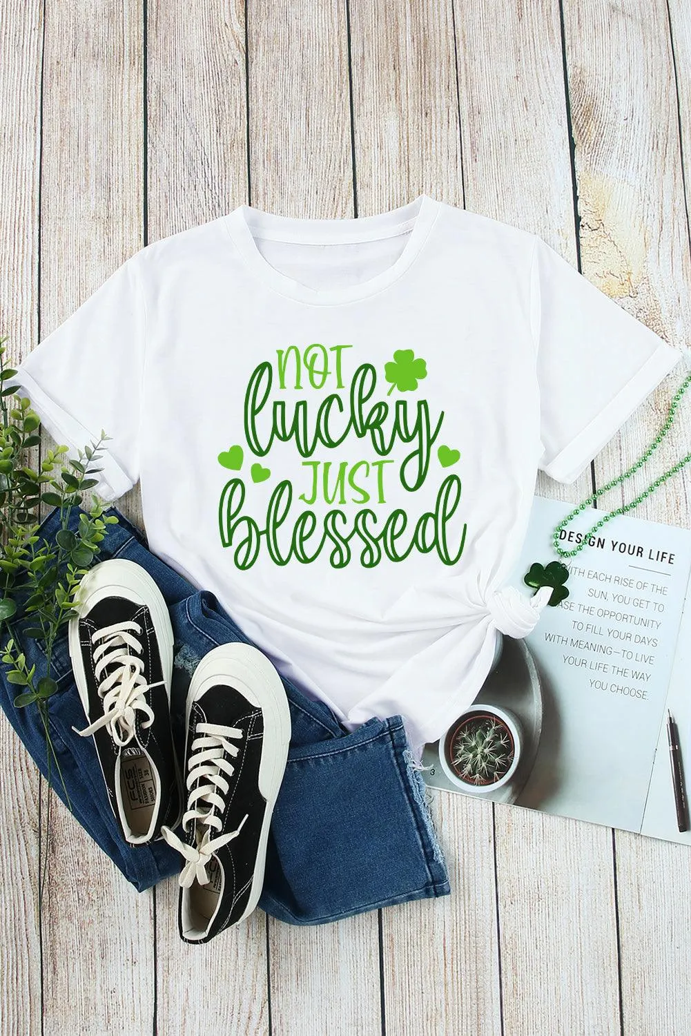 "Not Lucky Just Blessed" St. Patrick's T-shirt