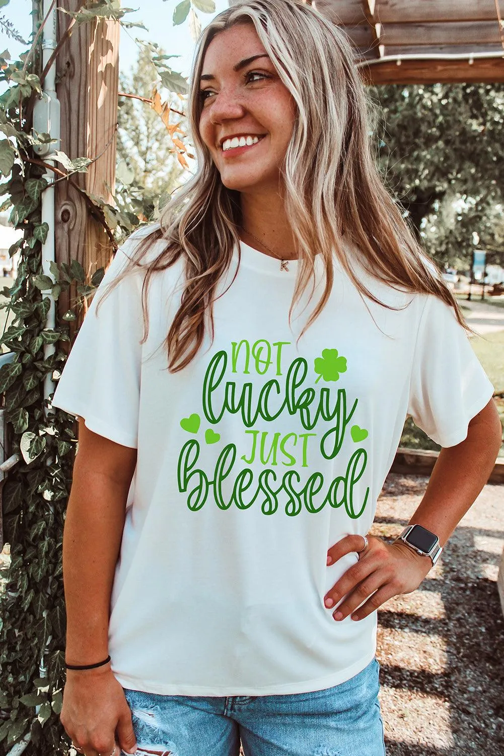 "Not Lucky Just Blessed" St. Patrick's T-shirt