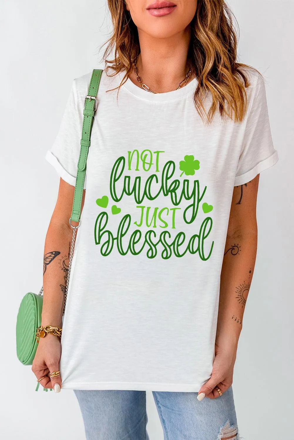 "Not Lucky Just Blessed" St. Patrick's T-shirt