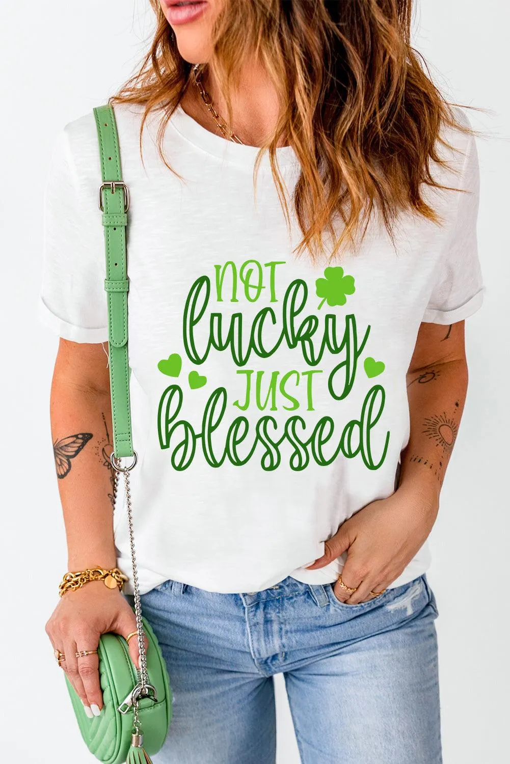 "Not Lucky Just Blessed" St. Patrick's T-shirt