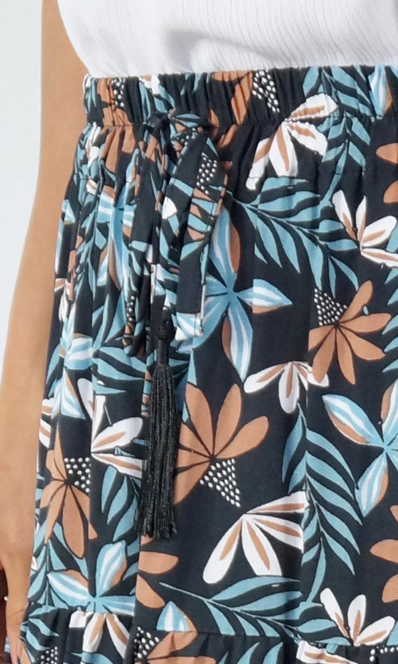 Rayon Skirt Tiered Sierra, More Colours