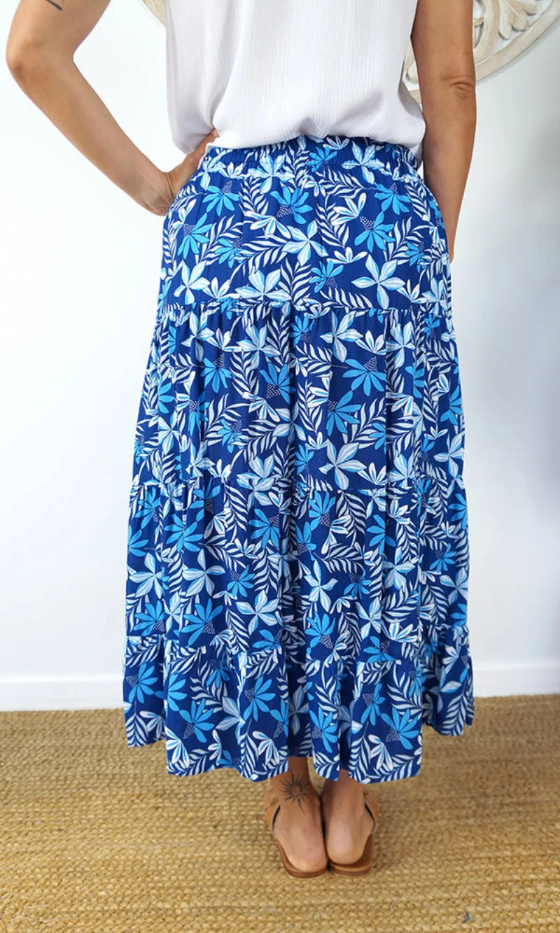 Rayon Skirt Tiered Sierra, More Colours