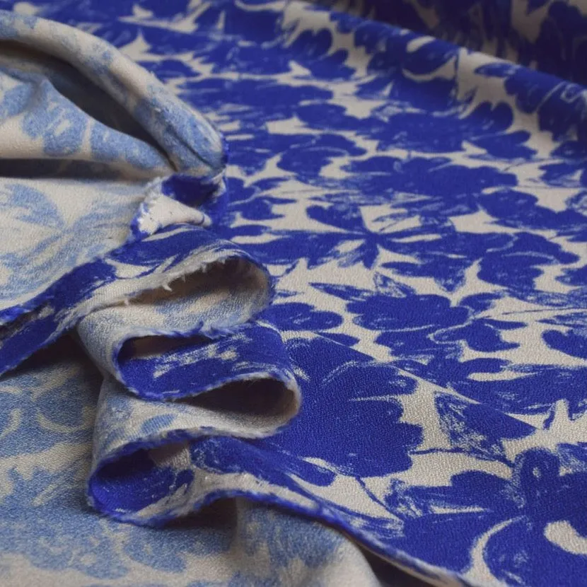REMNANT 2.20 Metres - Cousette - Twilight Garden Viscose Crepe Fabric