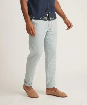 Saturday Stretch Beach Pant- Light Blue