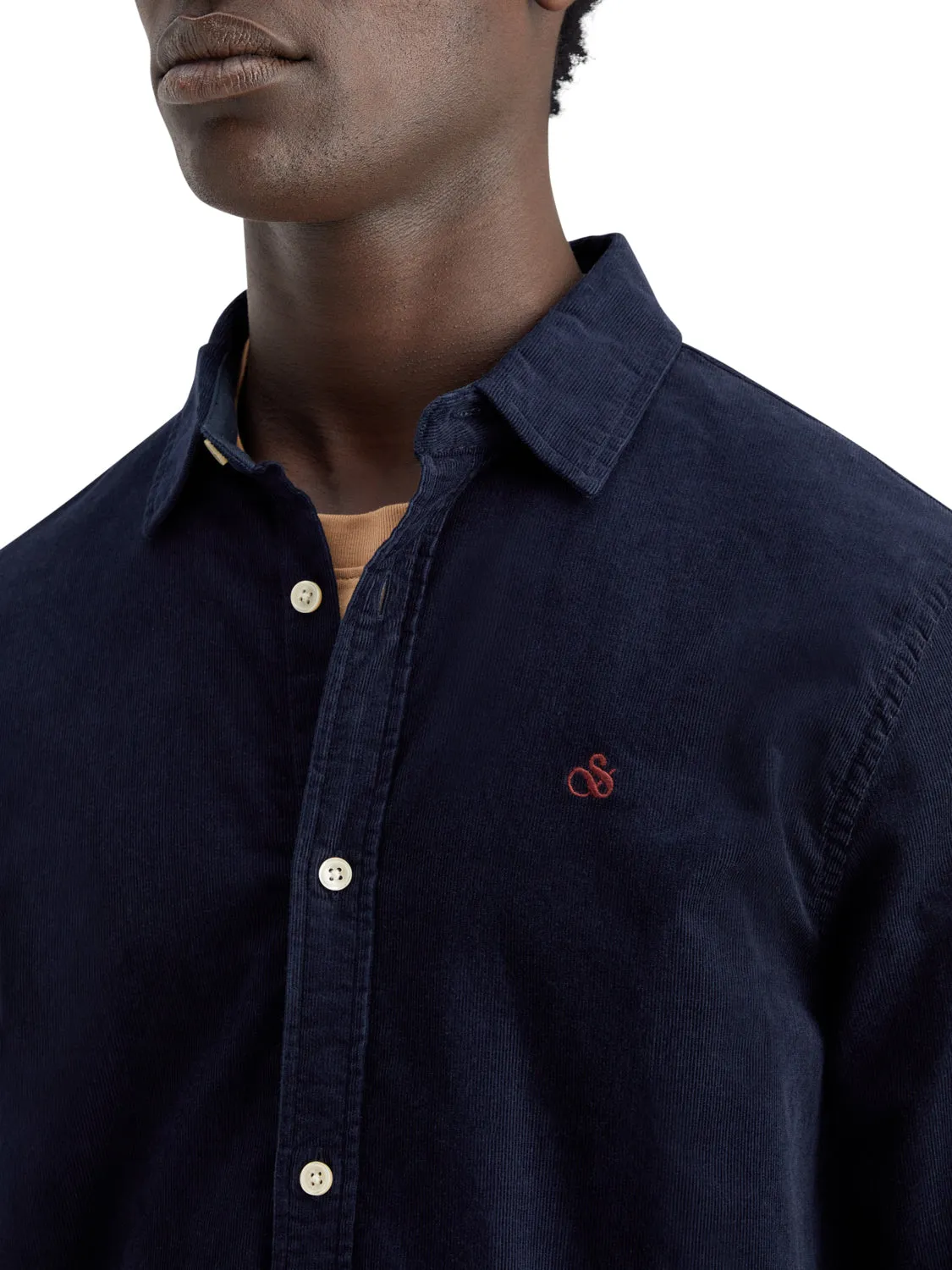 Scotch & Soda Corduroy Shirt in Night