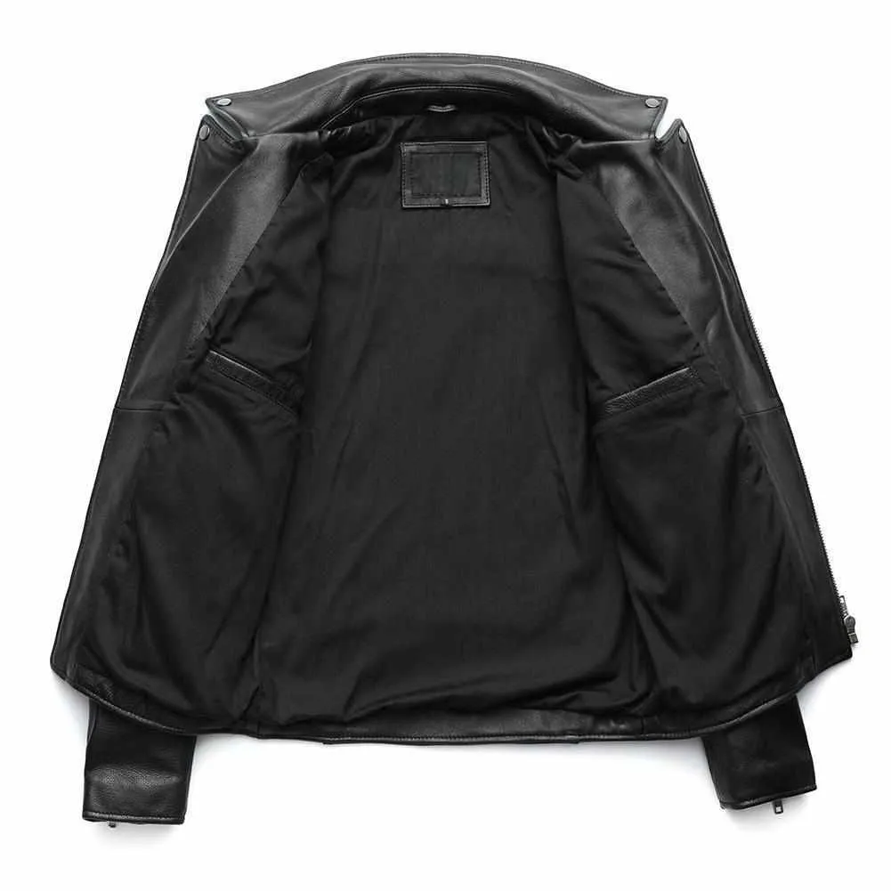 Sky Madrid Leather Biker Jacket