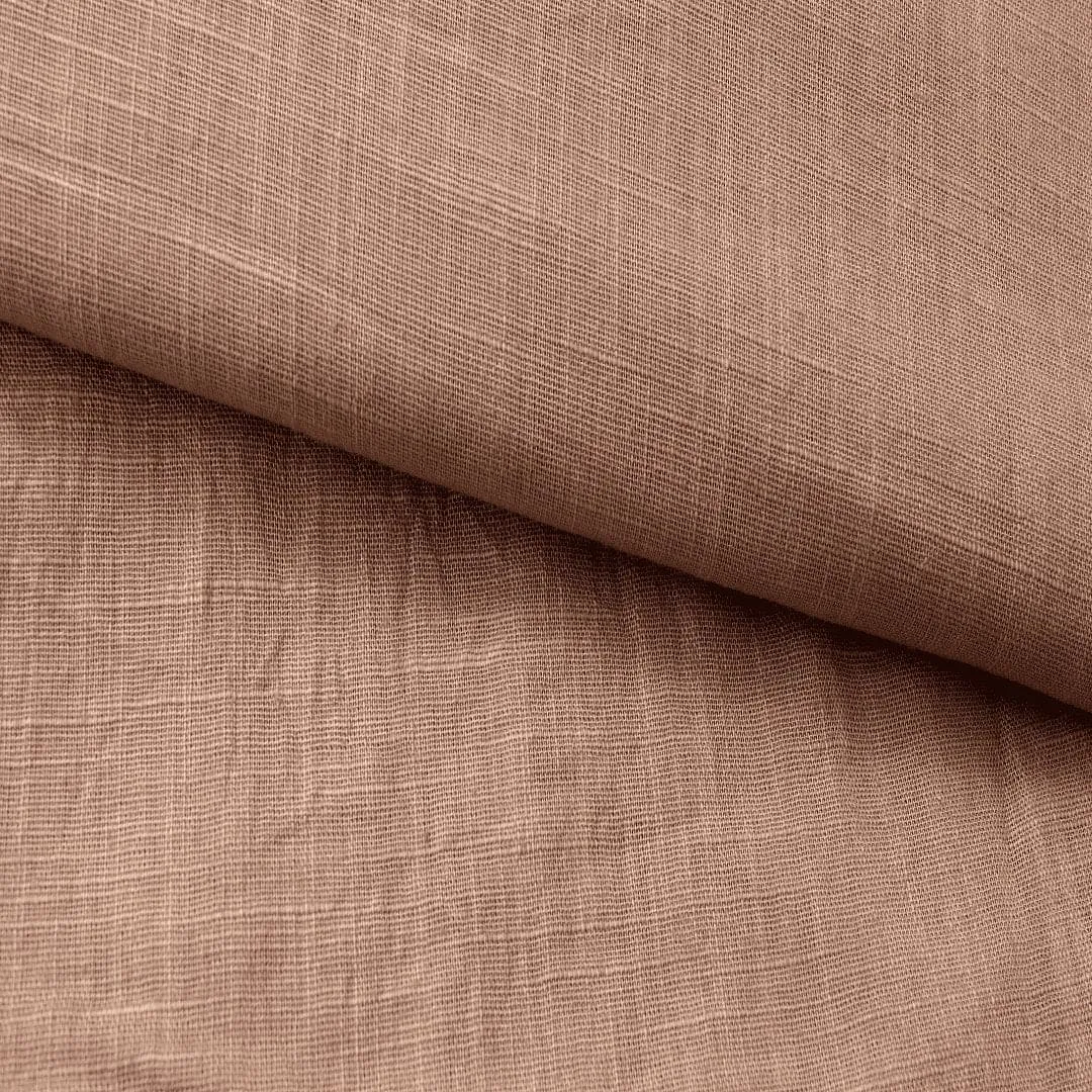 Slub Cotton Fabric - Beige