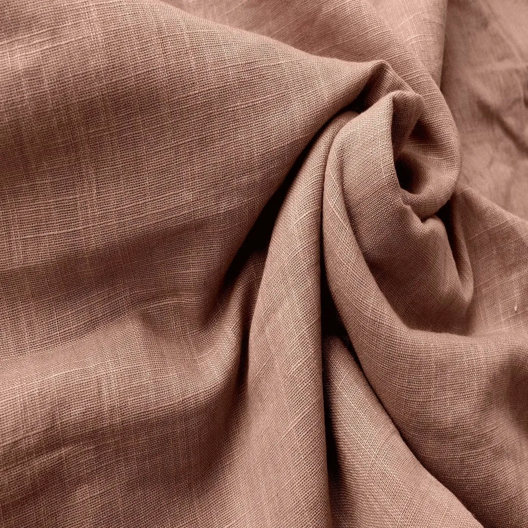 Slub Cotton Fabric - Beige