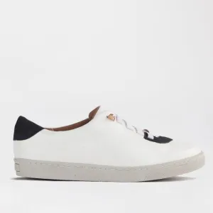 Sneaker with Removable Footbed in White -12187