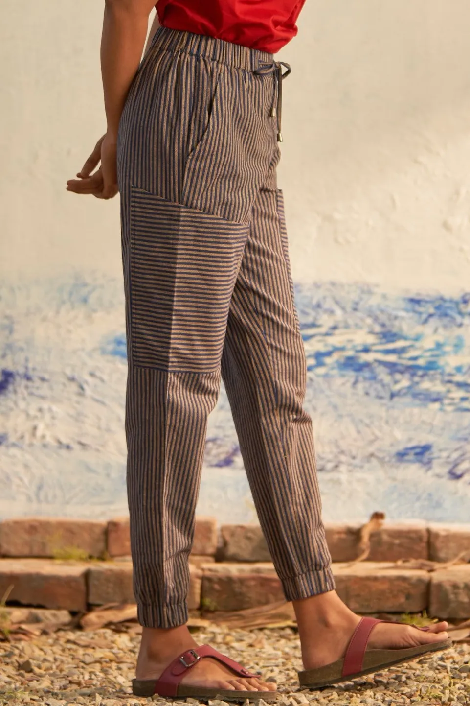 Stripe Stride Joggers