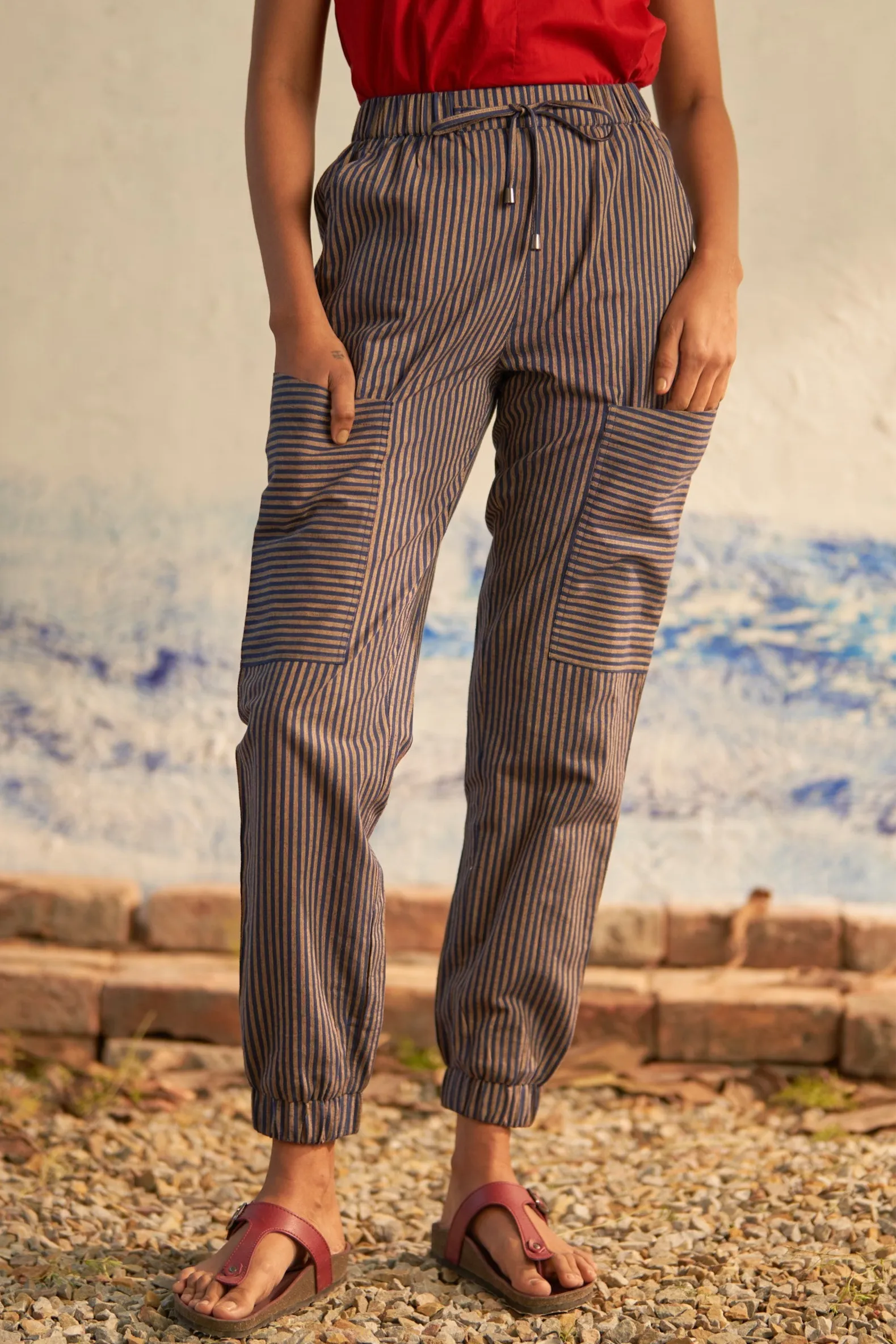 Stripe Stride Joggers