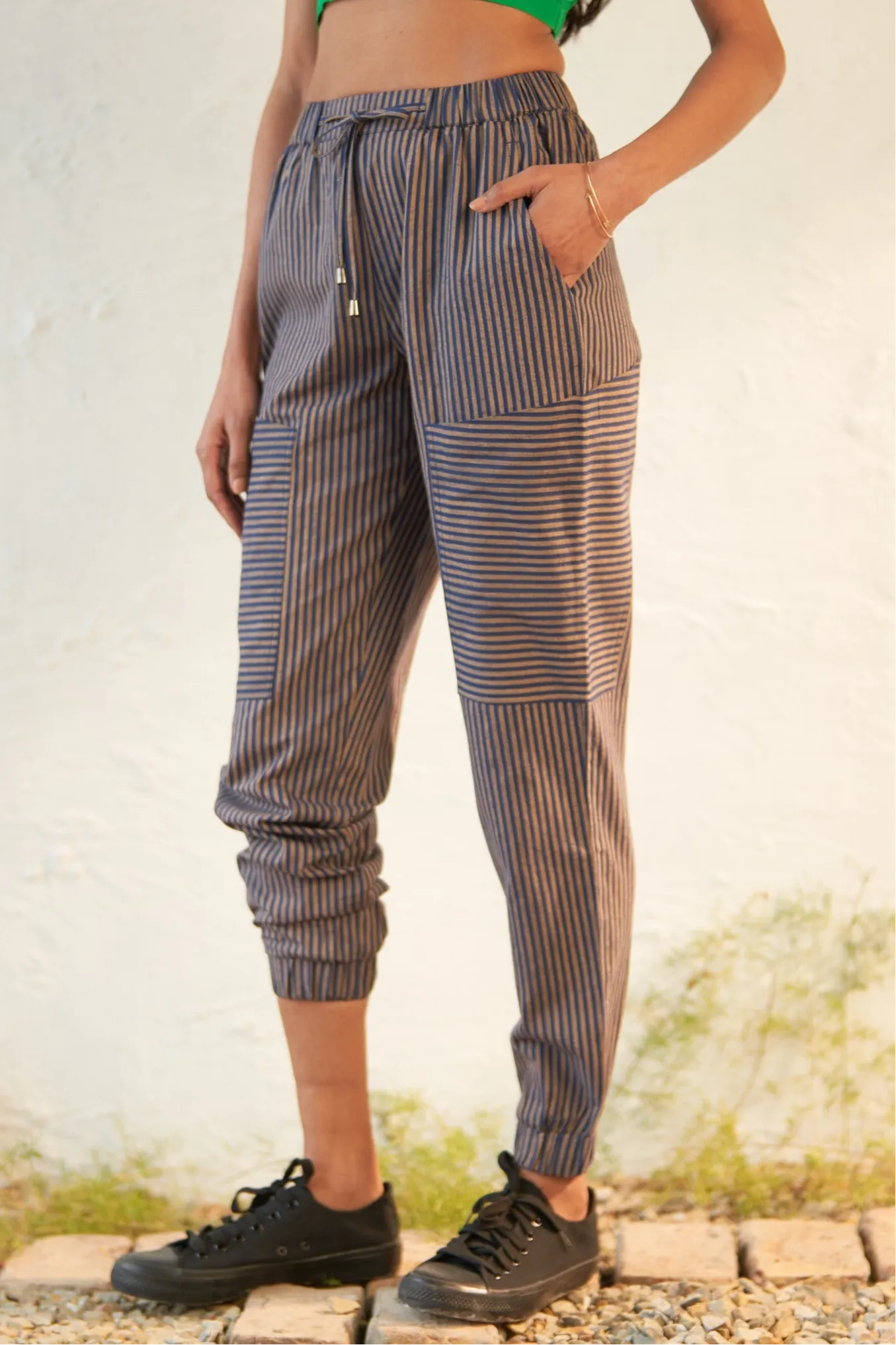 Stripe Stride Joggers