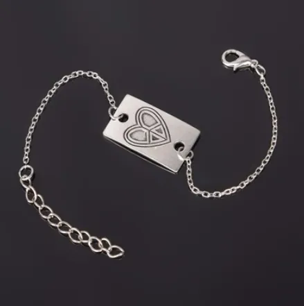 Symbolic Silver Bracelets Love, Bird, Lips, Heart, Horse, Wing, Owl - Choose Your Style Unisex
