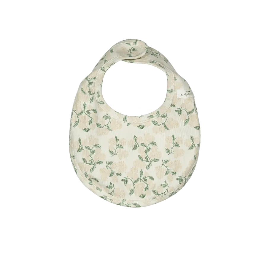 The Printed Bib - Hydrangea Pink