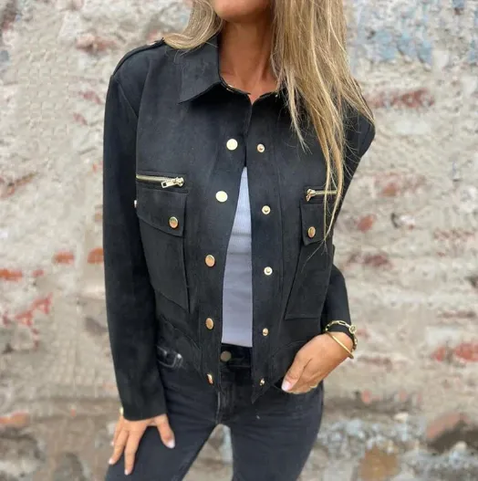 Timeless Ultra Suede Crop Jacket (Color Options)