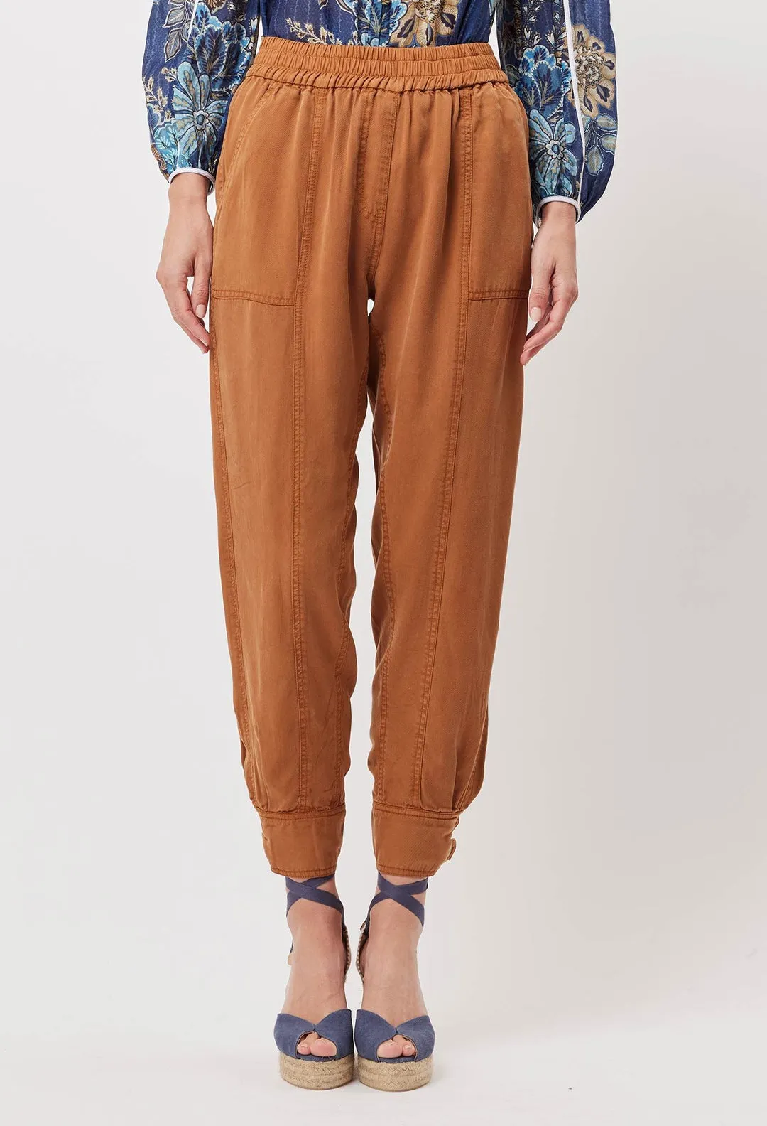 Tulum Tencel Denim Joggers by OnceWas