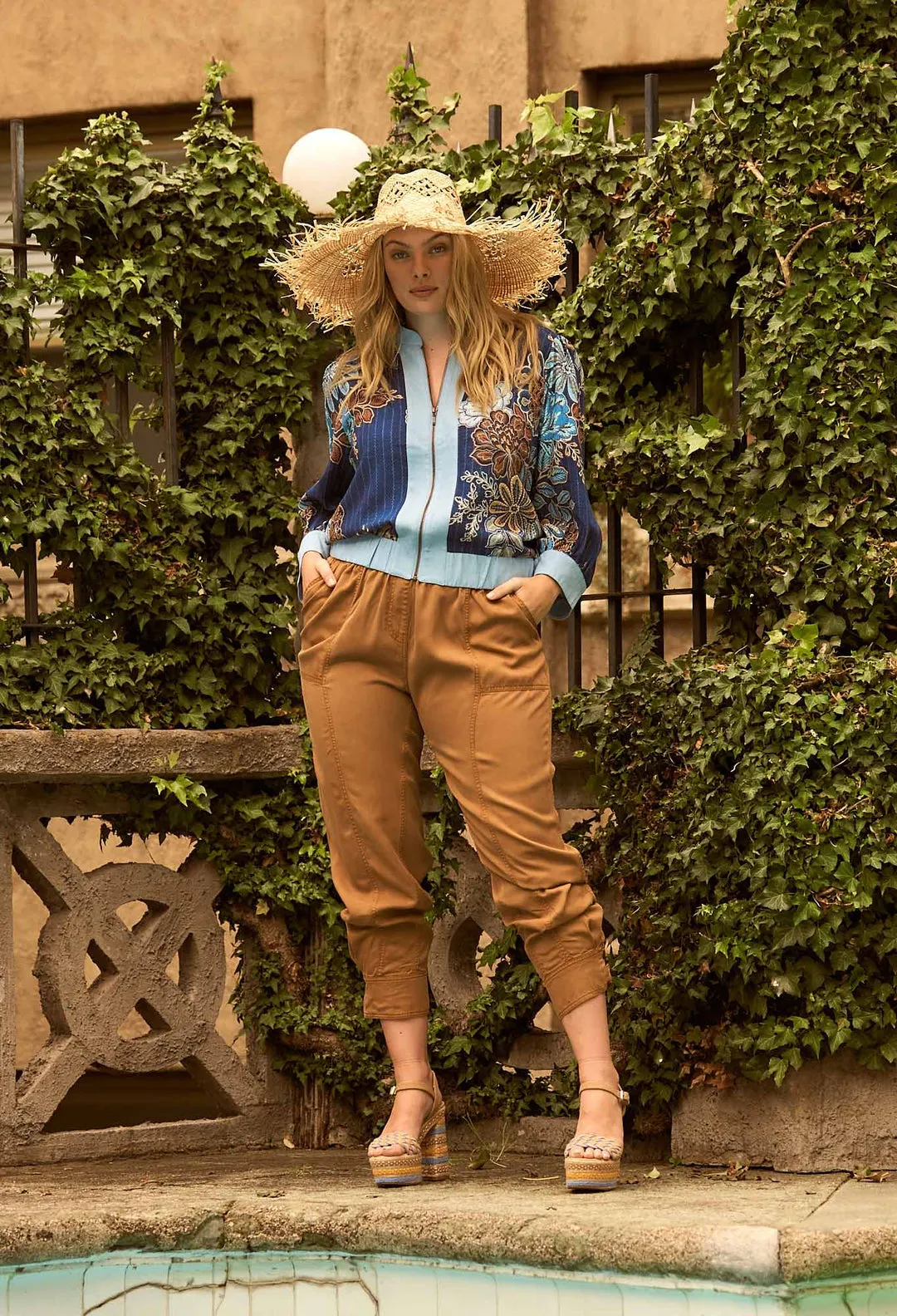 Tulum Tencel Denim Joggers by OnceWas
