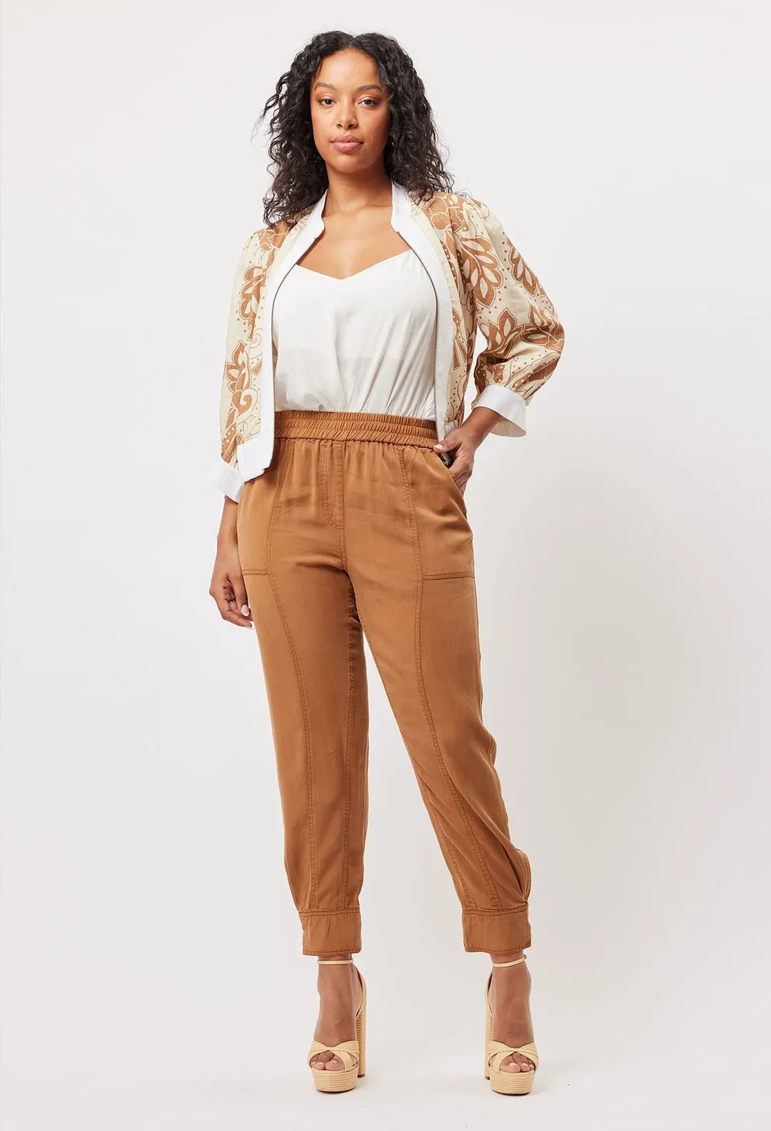 Tulum Tencel Denim Joggers by OnceWas