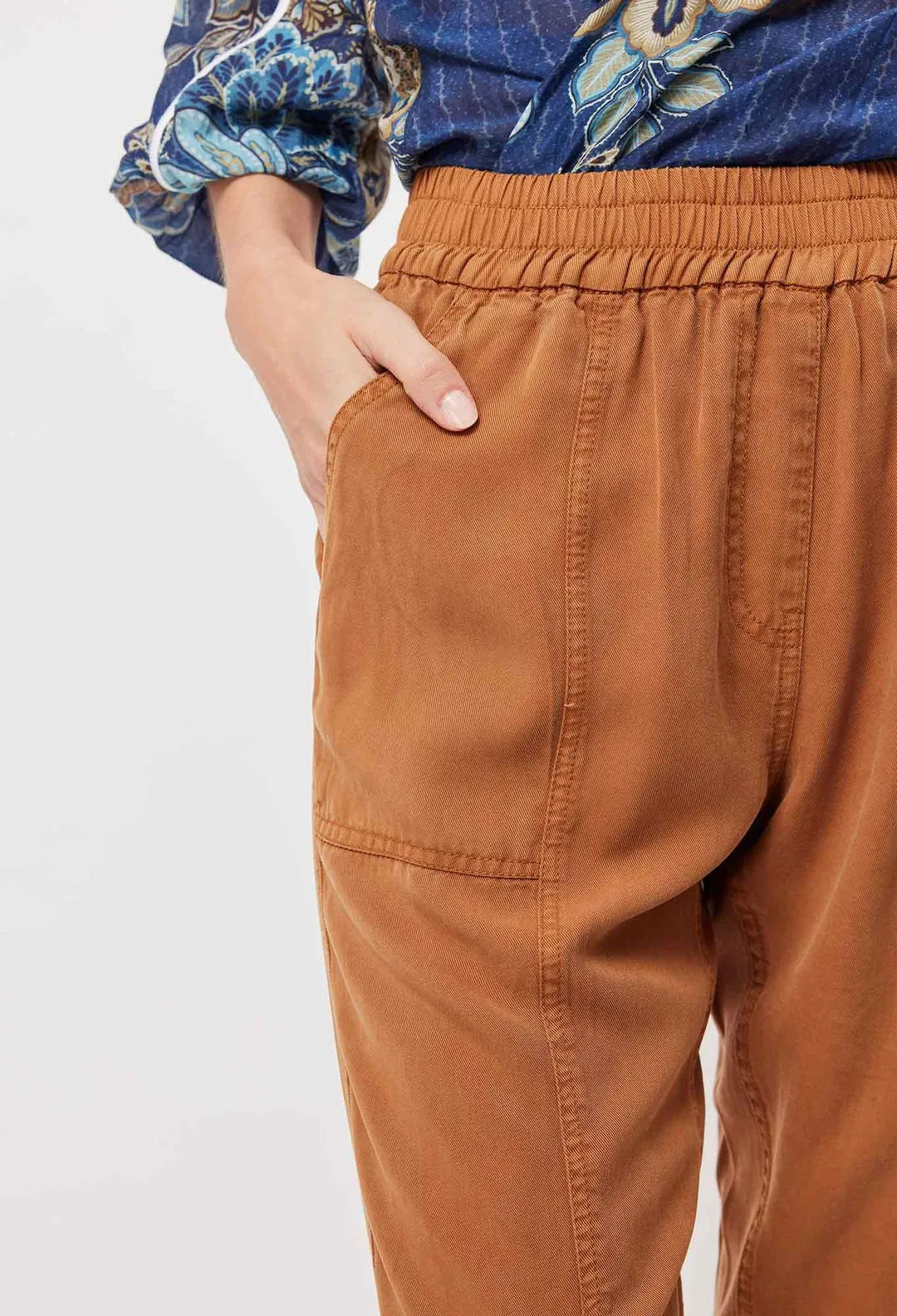 Tulum Tencel Denim Joggers by OnceWas