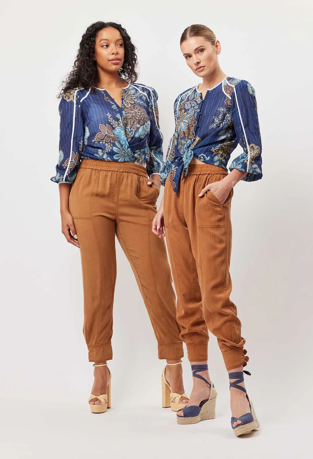 Tulum Tencel Denim Joggers by OnceWas