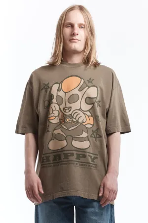 ULTRA HAPPY TEE ARMY GREEN