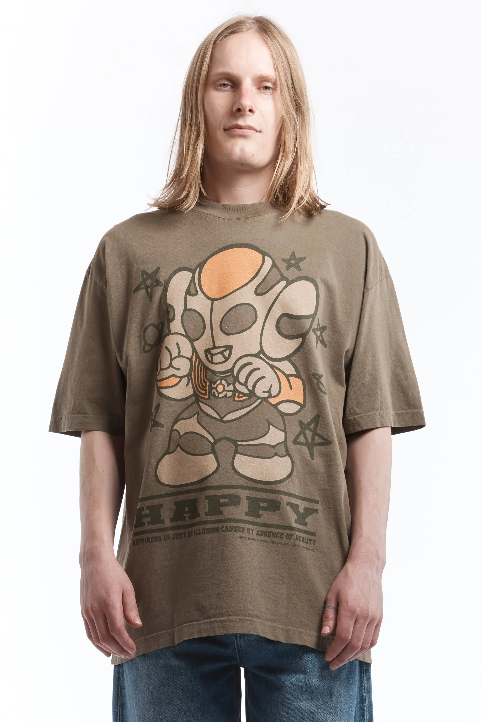 ULTRA HAPPY TEE ARMY GREEN