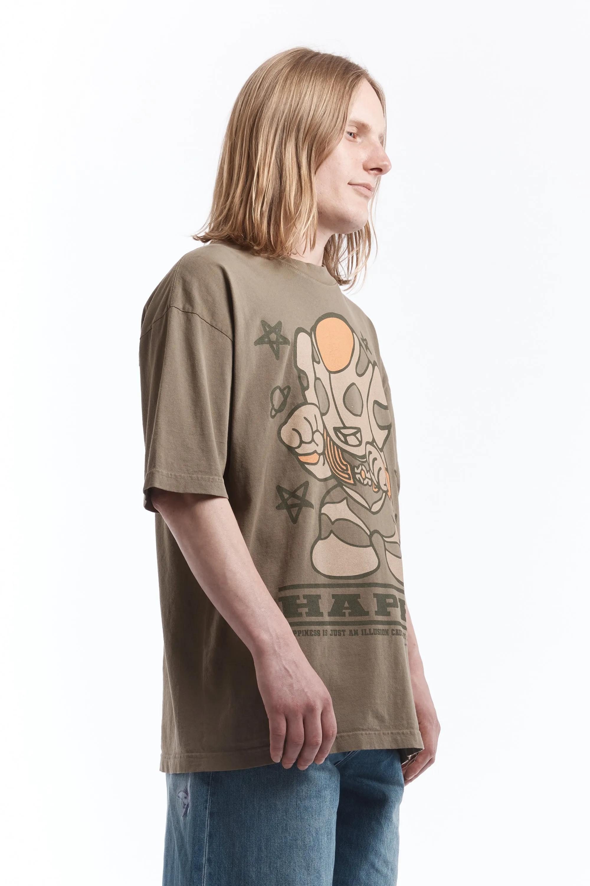 ULTRA HAPPY TEE ARMY GREEN