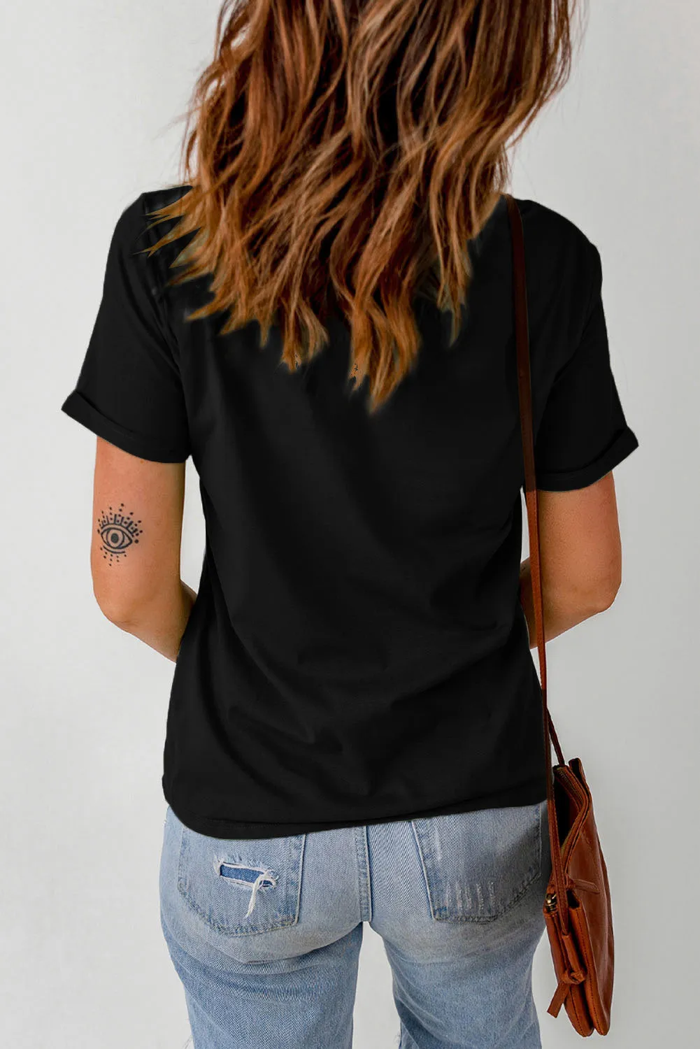 Valentine's Day T-Shirt Leopard Plaid Hearts Graphic Tees