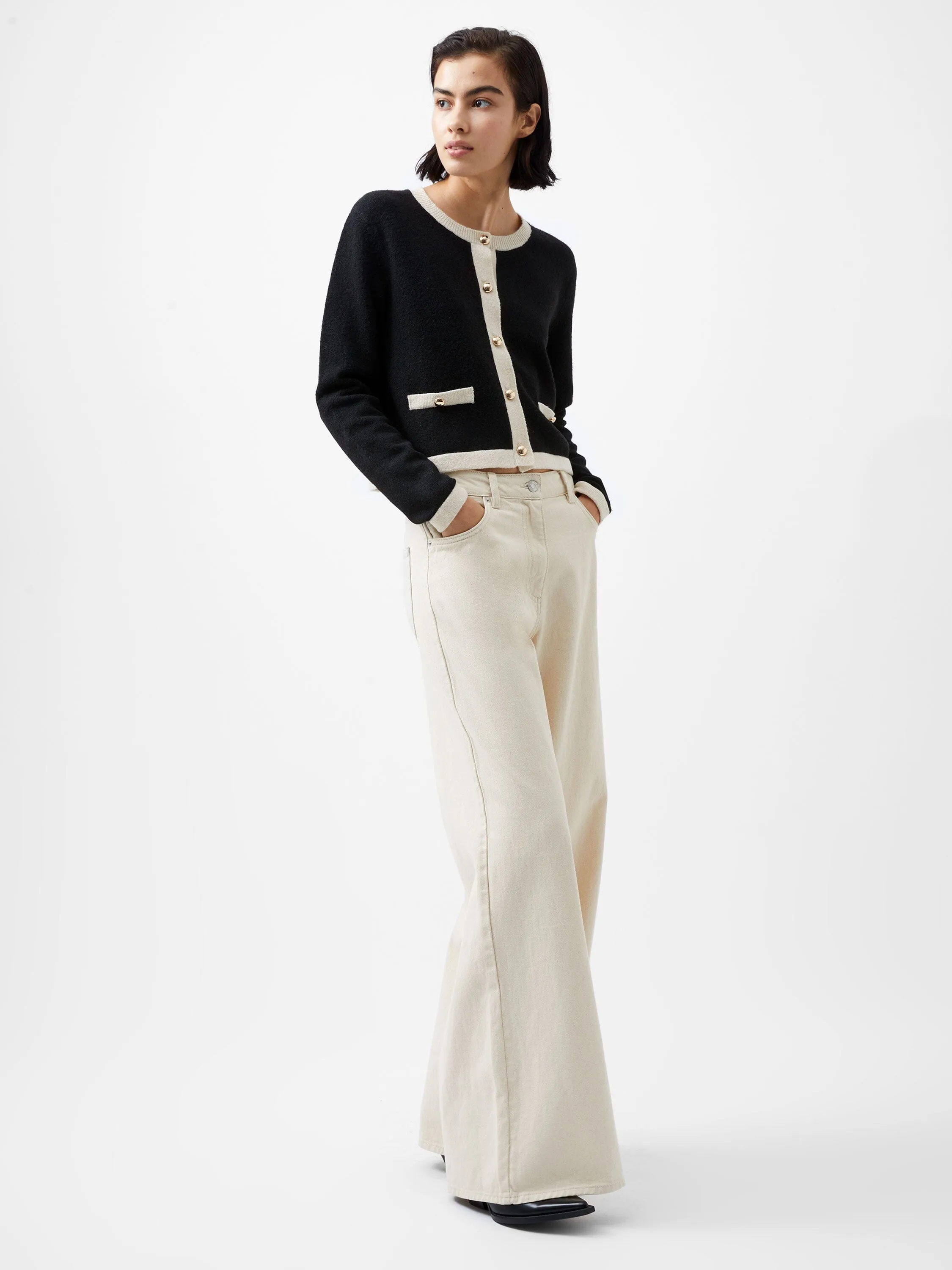 Vhari Contrast Cardigan