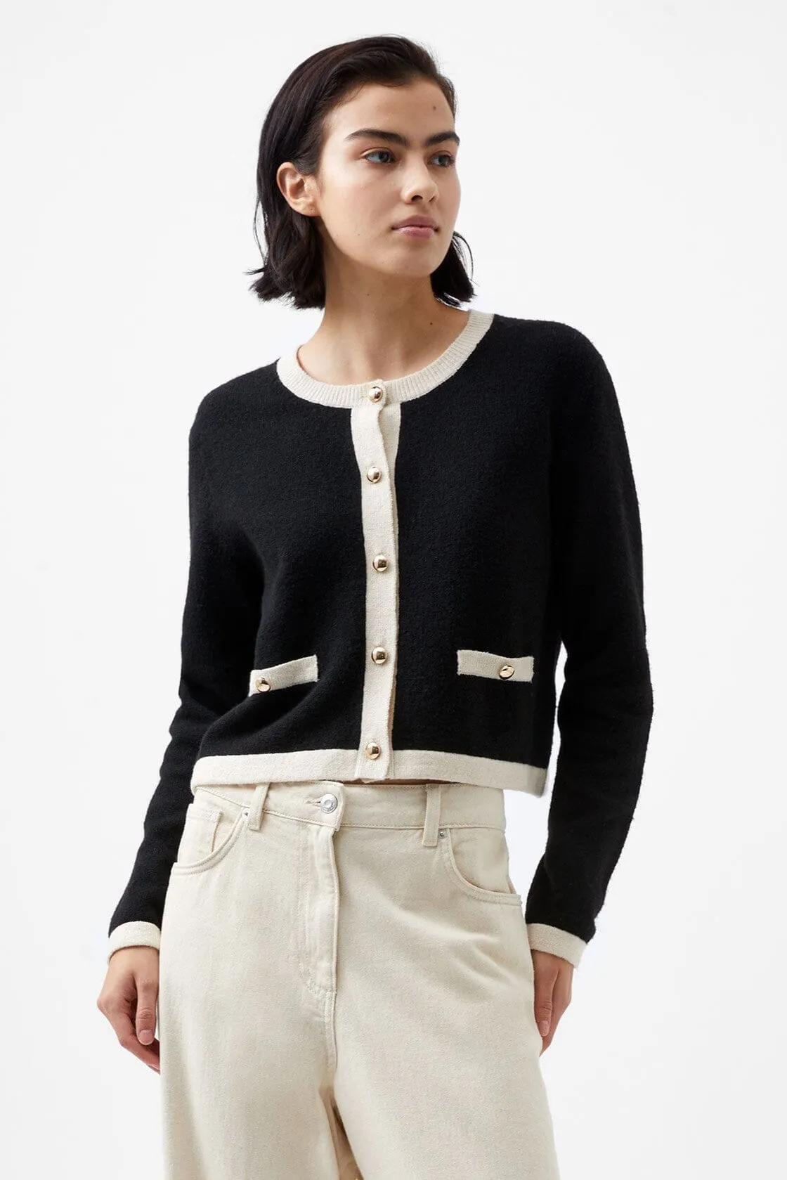 Vhari Contrast Cardigan